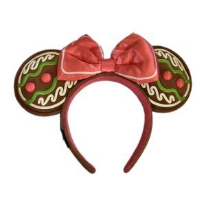 2024 Disney Parks Disney Eats Holiday Gingerbread Minnie Mouse Ears Headband NWT
